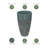 ECOBO Eco-Friendly Round Pot Planter, VicenzaIndoor/Outdoor use,Four Season Use-88977545-88977546
