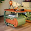 Table basse mobile en bois massif 35,43 po