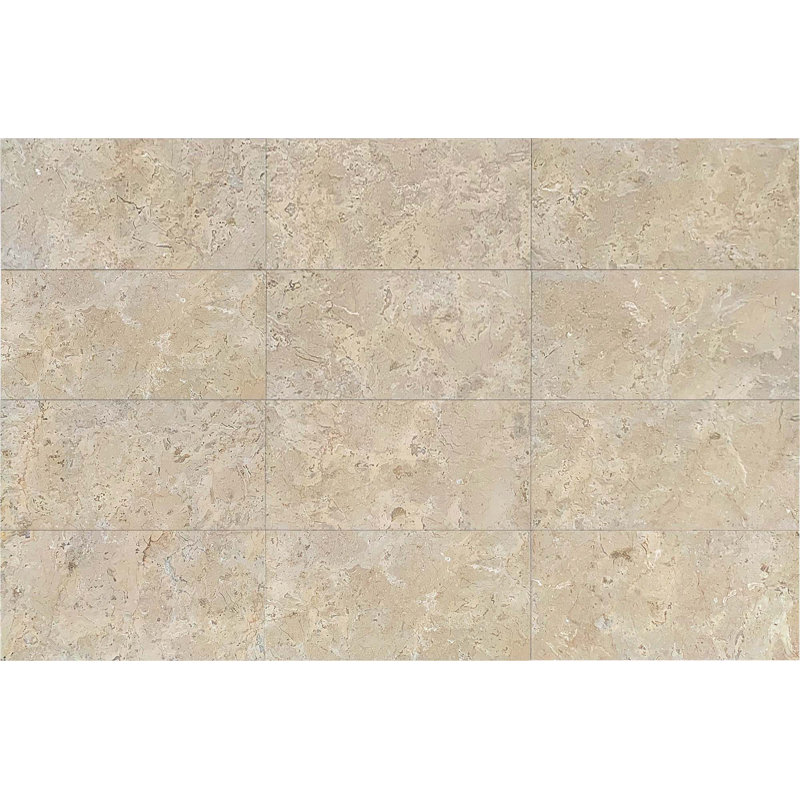 Carreaux de marbre naturels polis 12 po x 24 po pour plancher et mur, 1 boîte et 4 pièces