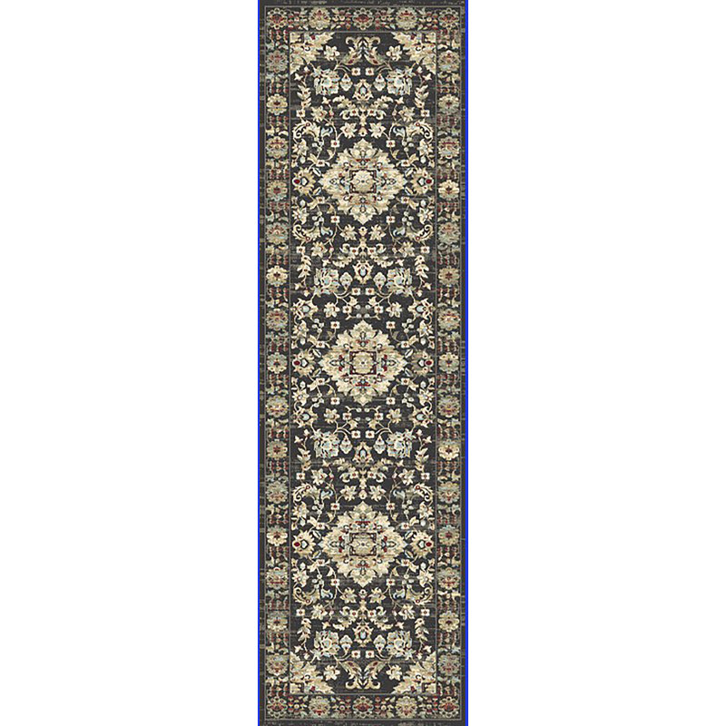 Tapis gris foncé Ngo, Tapis de couloir : 2 pi 2 po x 7 pi 7 po