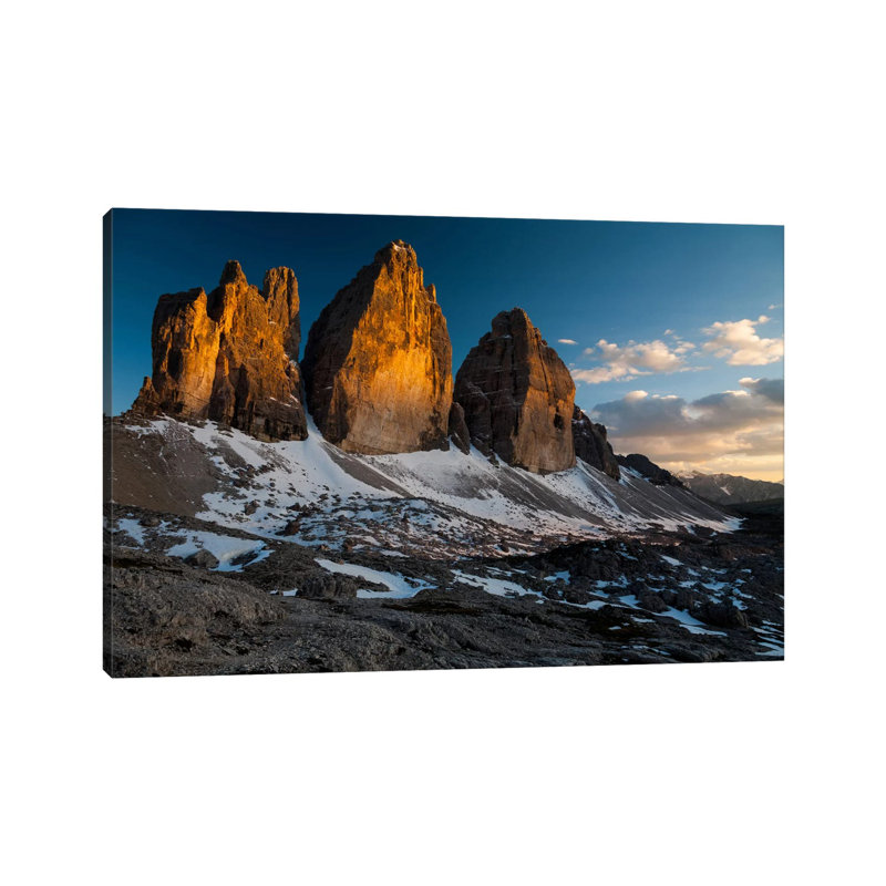 Italy, Tre Cime Di Lavaredo, Dolomites II by Mikolaj Gospodarek - Wrapped Canvas Print, 20.32 cm H x 30.48 cm W