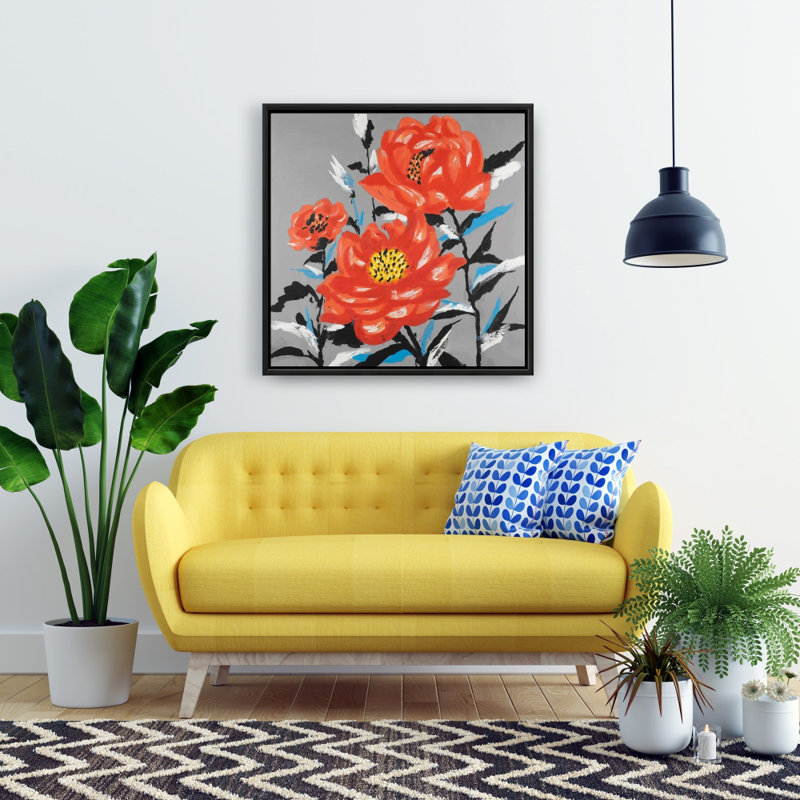 " Three Pink Flowers "