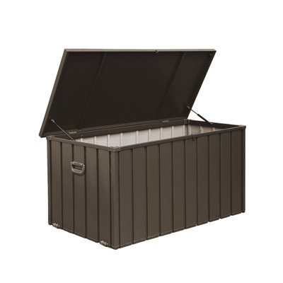 190 Gallons Outdoor and Indoor Metal Storage Deck Box