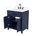 Dark Blue with Matte Black Trim