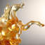 Rising Through Heaven and Earth Crystal Horses