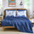 7-Piece Coastal Beach Comforter Set, Ocean Nautical All-Season Bedding-122815450-122815446