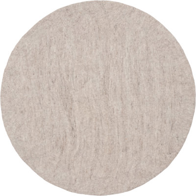 Round Wool Hand Woven Area Rug