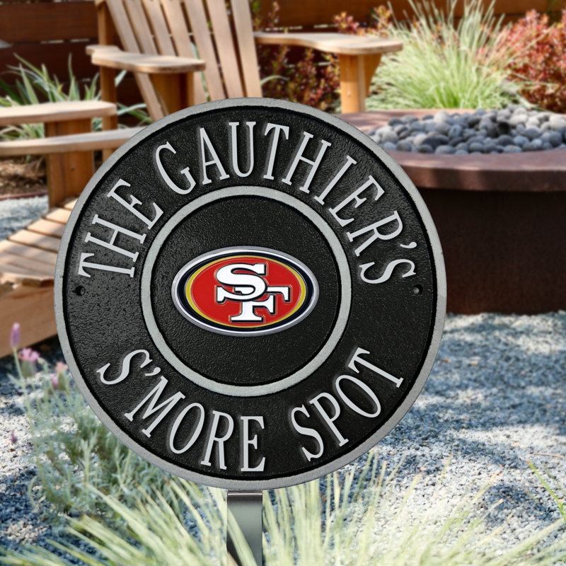 Plaque logo personnalisée 49 po San Francisco, 49ers de San Francisco, Oui