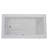Guadeloupe 59.5'' x 31.63'' Acrylic Bathtub-11770219
