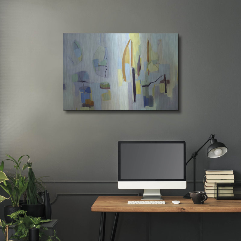 Wrought Studio ™ «An Honest Response» par Caroline Rufo, art mural en métal, H 24 po x l 36 po