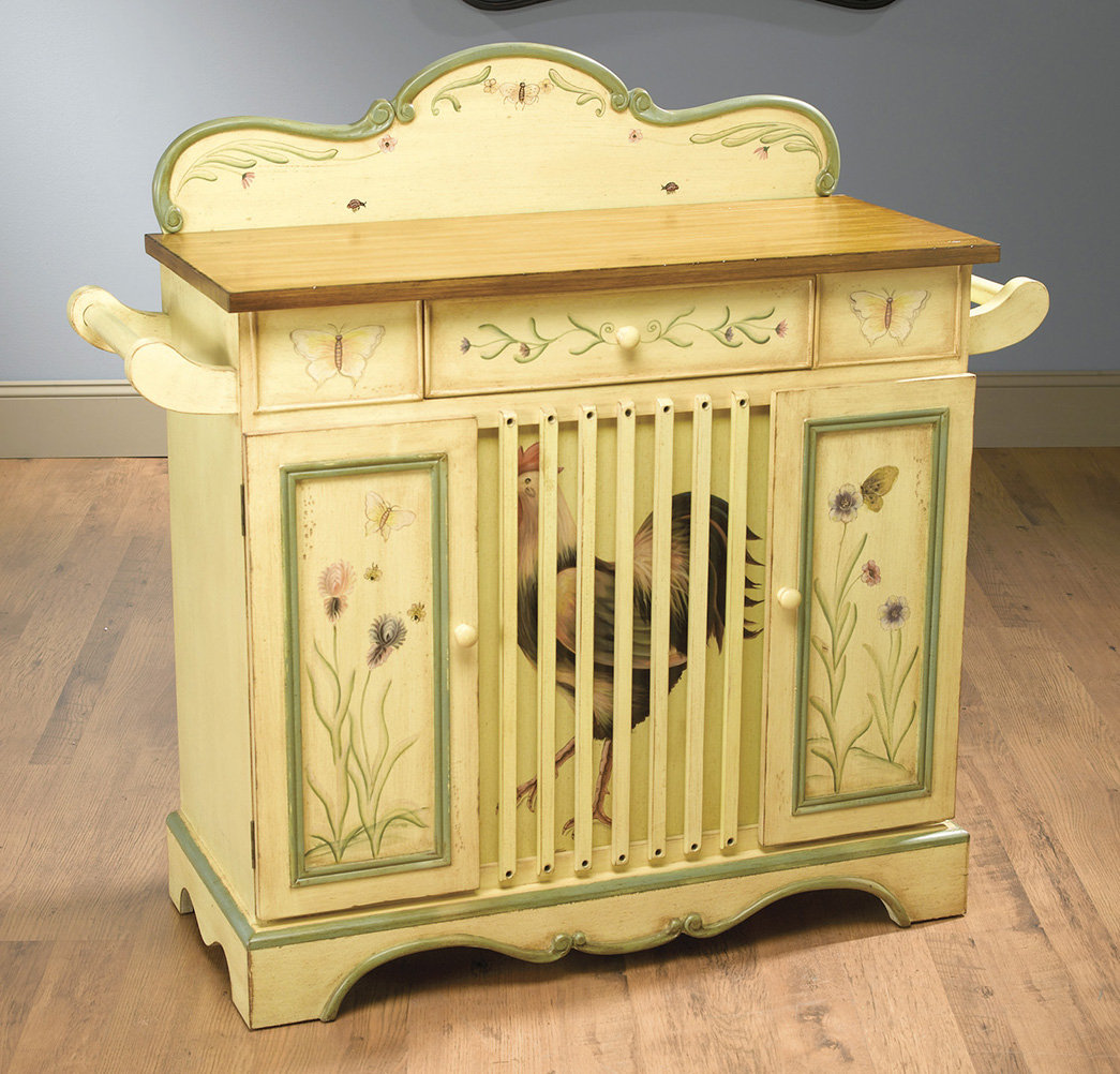 AA Importing Country Rooster Credenza \u0026 Reviews | Wayfair, image size:1045x1002