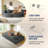2-Seater Foldable Compressed Sofa Bed Gray