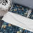 Beige And Blue Cityscape Pattern Abstract Duvet Cover-2032614281