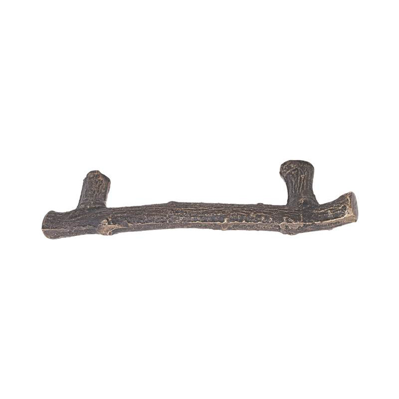 Twig 4" Center to Center Novelty Pull, Medium Bronze, 4"