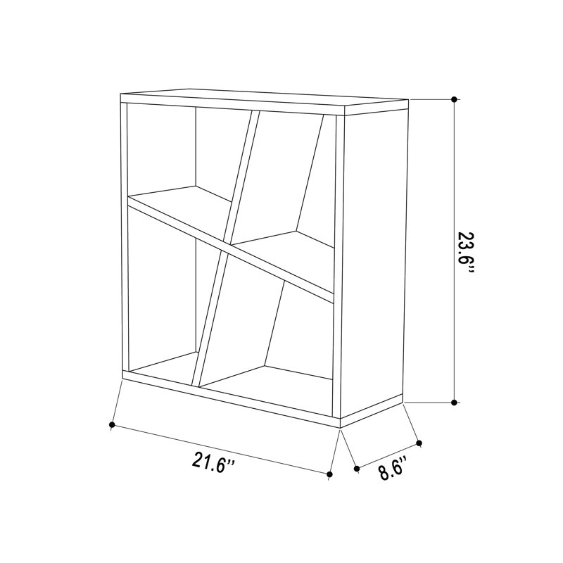 Table de bout avec rangement Sinegal, Blanc