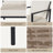 2Pcs Patio Metal Wicker Chairs with Cushions-623058091