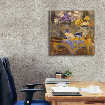 «Latitude Table®», «Garden Table» par Allayn Stevens, art mural sur toile