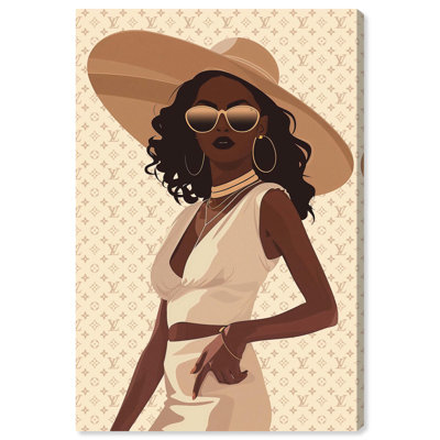«Stylish Gal in Tans» par Art Remedy