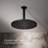 Contemporary Full Fixed Shower Head with Katalyst Air Induction Spray-92476453
