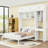 Murphy Bed with Cabinets, Built-In Desk, and Shelves-2015996803-2015996800