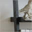 Bibliothèque échelle à cinq tablettes de conception moderne populaire à plusieurs profondeurs avec coins arrondis