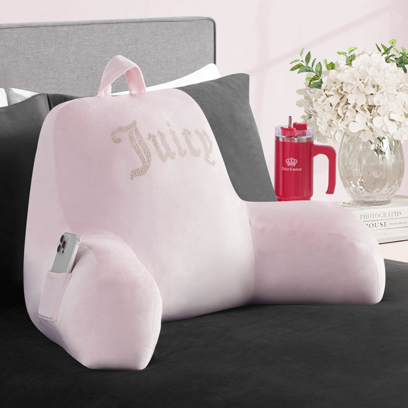 Juicy Couture Backrest Pillows, Pink Marshmallow