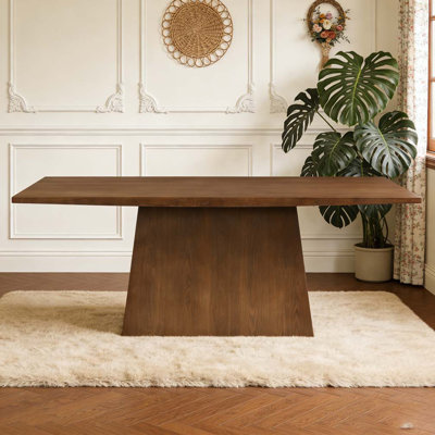 82 Inches Lowell Pedestal Dining Table