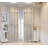 2 Panels Luxury European Curtains For Bedroom Elegant Thermal Insulated Grommet Top Double Living Room Doors Blackout Curtain And Lace Double Layer Flower Embroidered Tulle Sheer (Beige, 54"* 84“)-1802780744