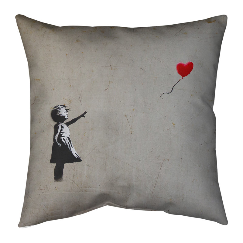 Reversible Throw Pillow, 20" x 20", Pillow Cover Only - No Insert