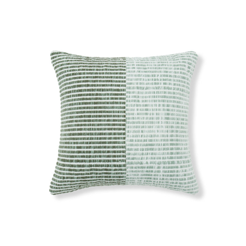 Housse et insert de coussin en polyester intérieur / extérieur Vista, Carré, 24 po x 24 po