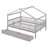 Full Size Wooden House Bed With Two Drawers-1564331417