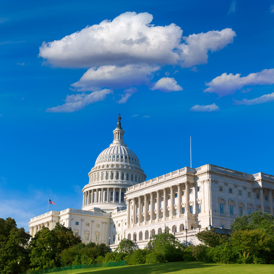 Capitol Building Washington von Lunamarina - Leinwandfoto