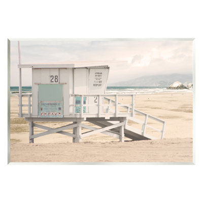 Ba-046, reproduction encadrée «Hut On Beach On Canvas» par Marcus Prime