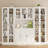 Wilma White Book Cabinet Storage Bookcase, 5-Tier Modern Bookshelves With 3 Large Drawer And Glass Door(2C+D)