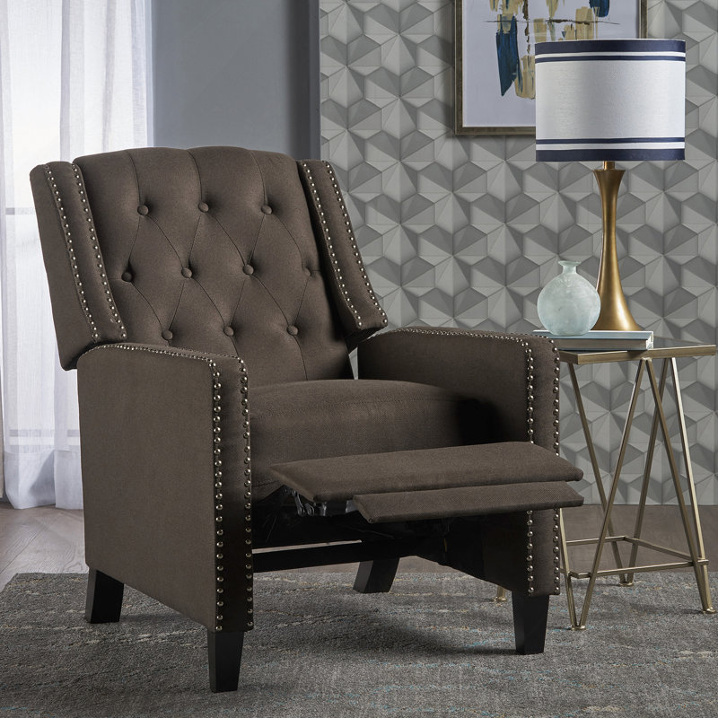 Chaise à dossier en tissu Classic Coffee