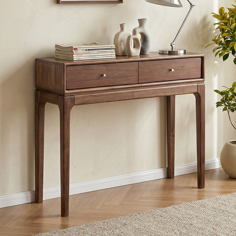 Console de style chinois simple de style rétro brun