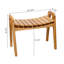 Tabouret courbé en bois de chêne StoneCreek-152951216