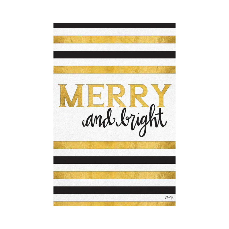 Merry And Bright by Misty Michelle - Wrapped Canvas Gallery-Wrapped Canvas Giclée, 20.32 cm H x 30.48 cm W