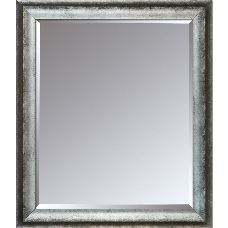 Aylin Wood Rectangle Wall Mirror, 29" x 25"