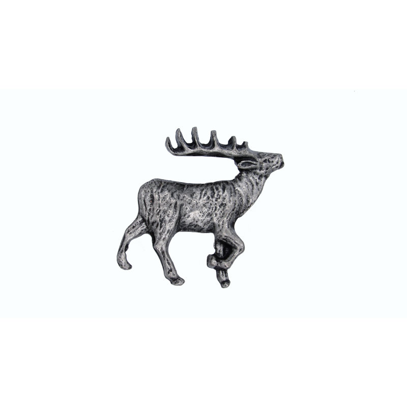 Poignée fantaisie surdimensionnée 1 22/25 po Elk, Étain