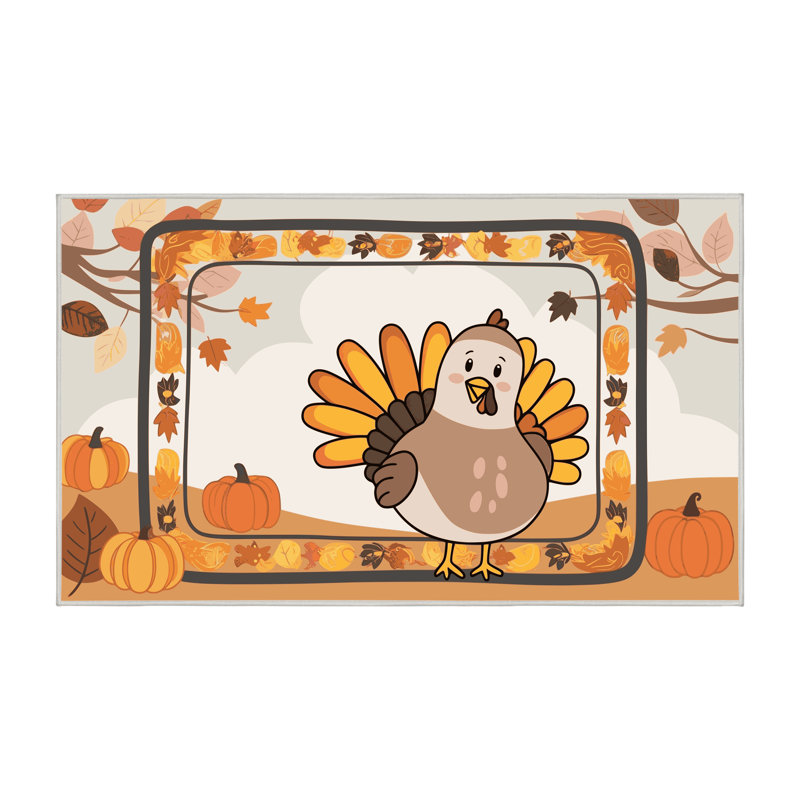 Tapis de Noël East Urban Home, Rectangulaire 8 pi x 10 pi