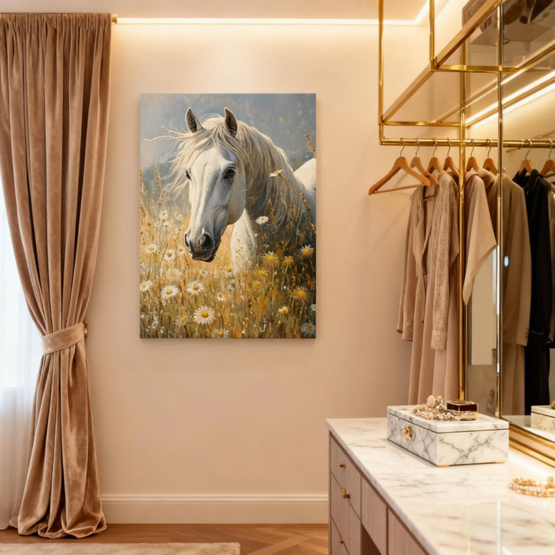 Art mural en toile blanche 16 "x 20"