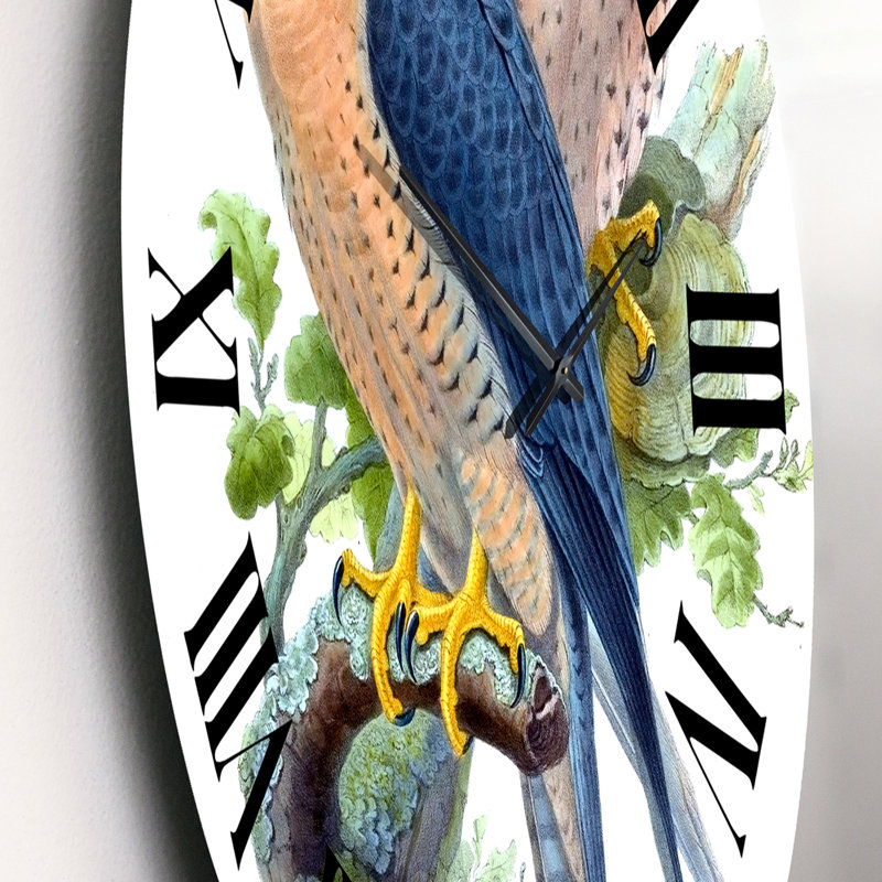 Vintage Birds II - Horloge murale traditionnelle, Petit