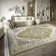 Kollektion 1870 Machine Woven Cream/Green Indoor Rug