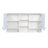 Wall-Mount Mirror Cabinet with Adjustable Shelves