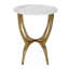 Marble Top End Table