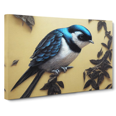 Gorgeous Swallow Bird - Wrapped Canvas