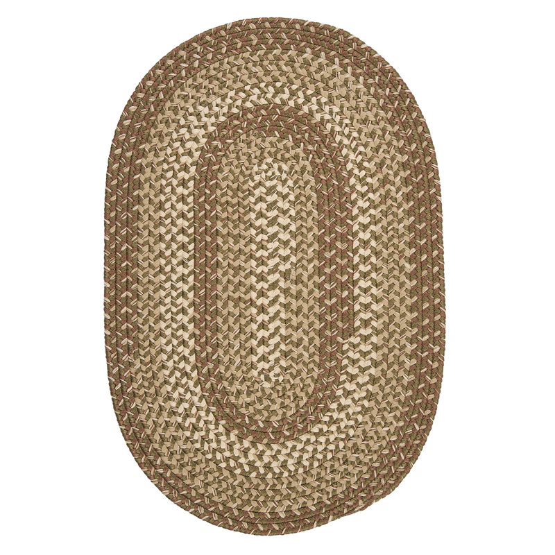 Tapis intérieur / extérieur Walddon - vert, Ovale 3 pi x 5 pi