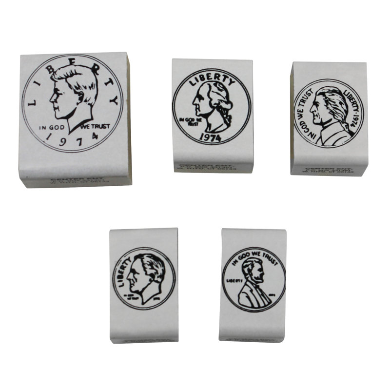 Stamp Coins Heads