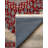 Marisol Burgundy Beige Oriental Machine Printed Cotton Polyester Area Rug-1587473758